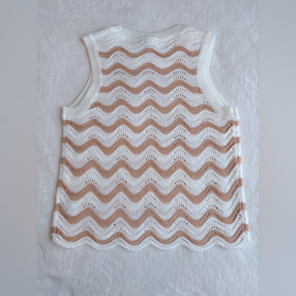 NWT - Be Cool Crochet Sleeveless Top - Size Medium - Picture 6 of 11